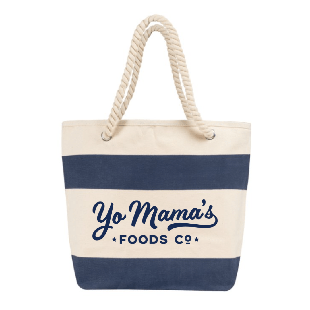 Rope Handle Cotton Canvas Tote